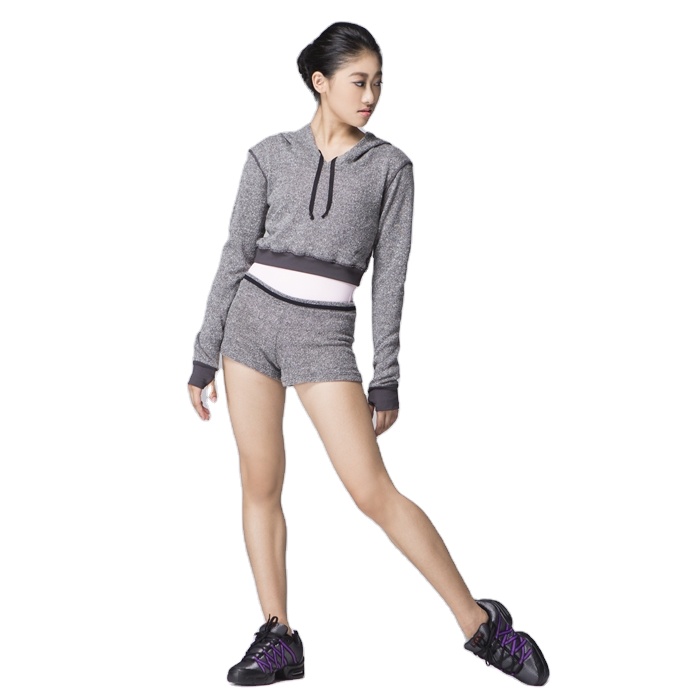 Stylish dance wear heather sports shorts women