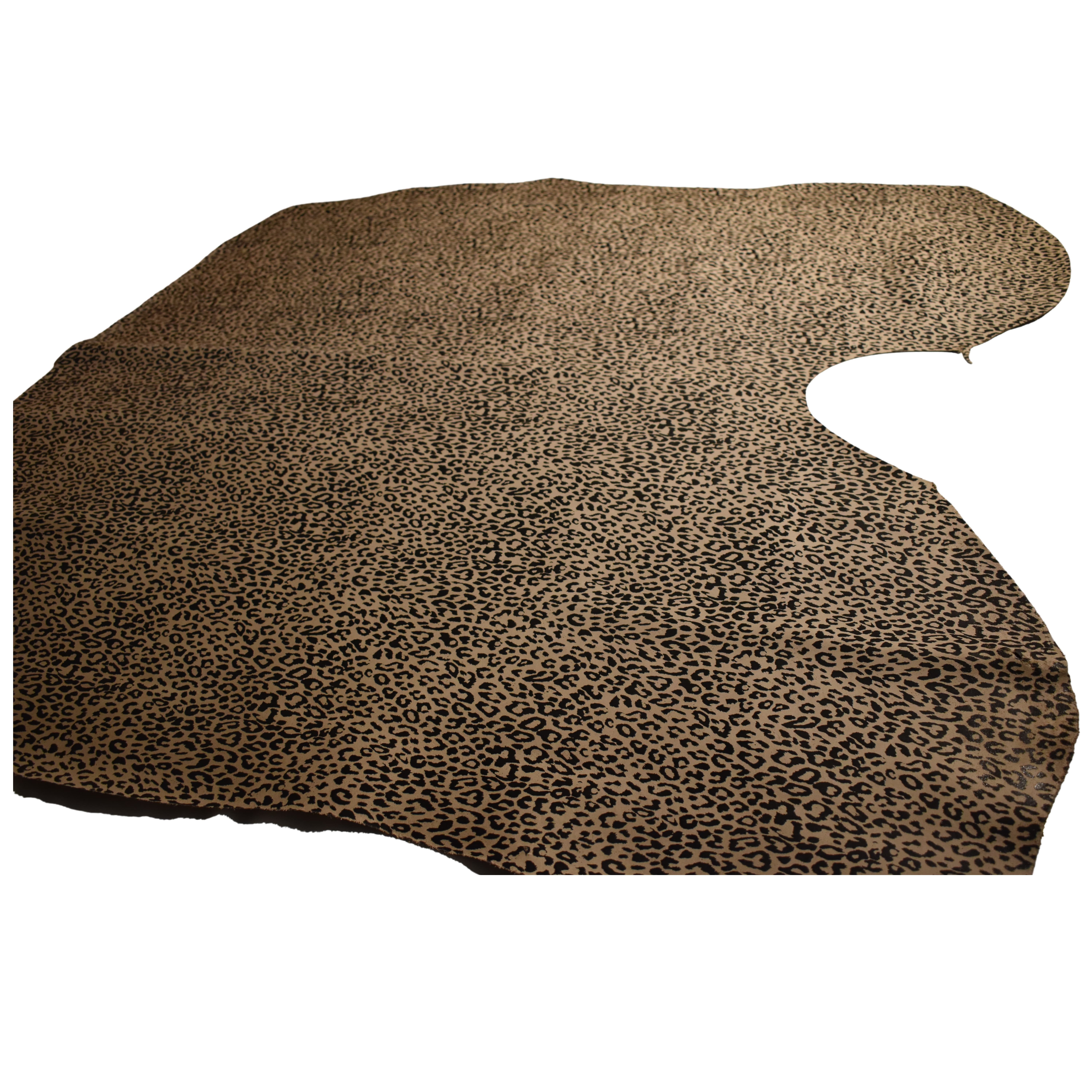 Luxury Genuine Dappled Leather Made in Italy Ideal for Footwear and Leather Goods