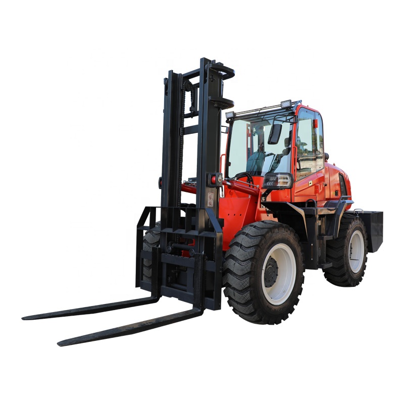 Small Rough All Terrain Forklift Truck для Sale, Mini 4WD, 4x4, Diesel