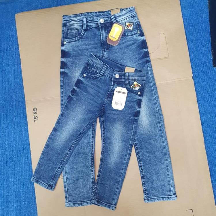Amazon eBay/Лидер продаж, детские джинсы для мальчиков, повседневные джинсы из хлопка стрейч для От 2 до 12 лет