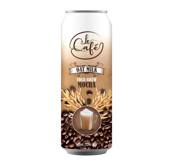 Le Cafe - Ready To Drink Cold Brew Coffee, молочко для приготовления кофе, без лактозы, капучино, мокко, латте, 355 мл, Консервированный Напиток премиум-класса для здоровья