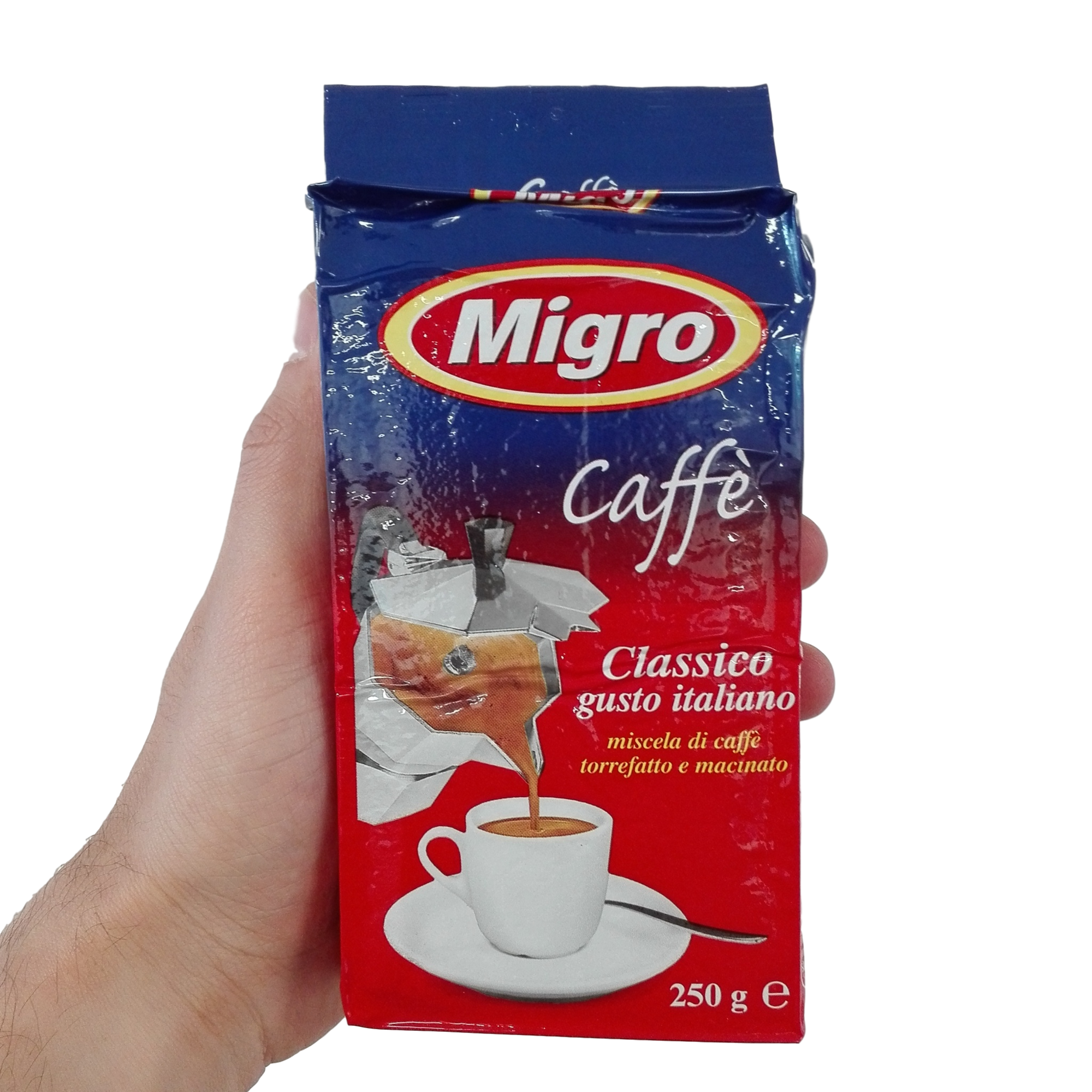 Мигро-гринд кофе, 250 г, синий пакет
