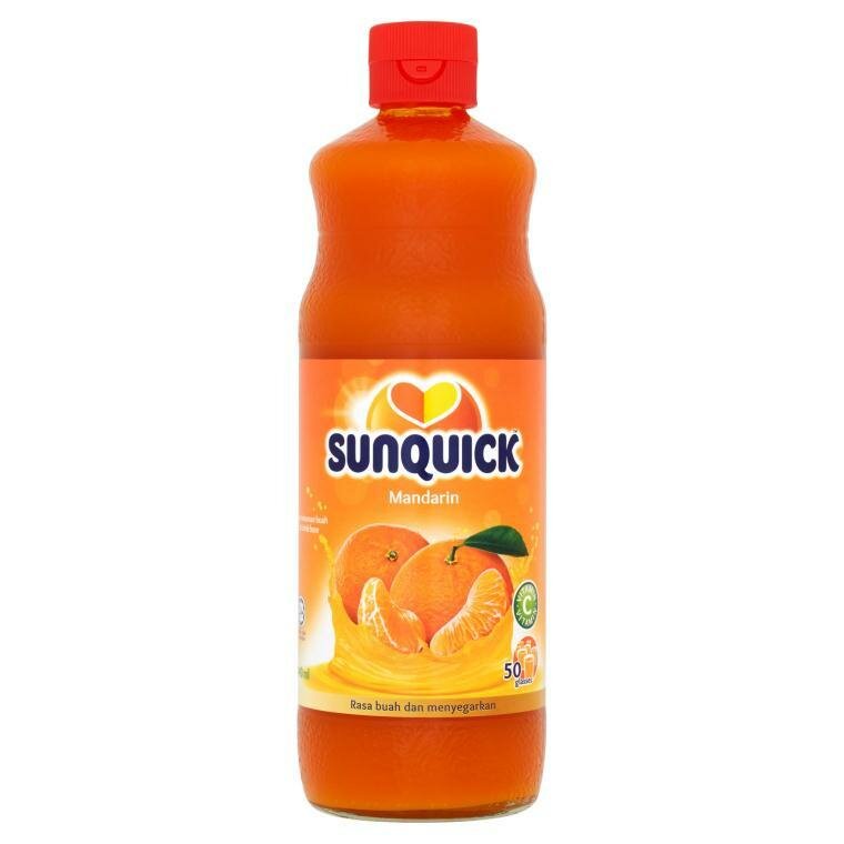 Sunquick ароматизированный мандарином безалкогольный напиток с фруктами 840 мл