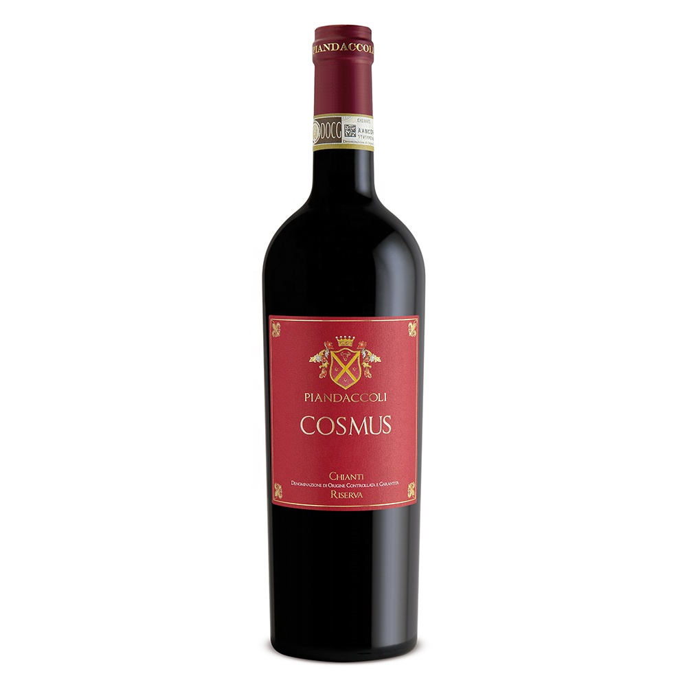 italian high quality red wine CHIANTI RISERVA cosmus piandaccoli sangiovese DOCG for export