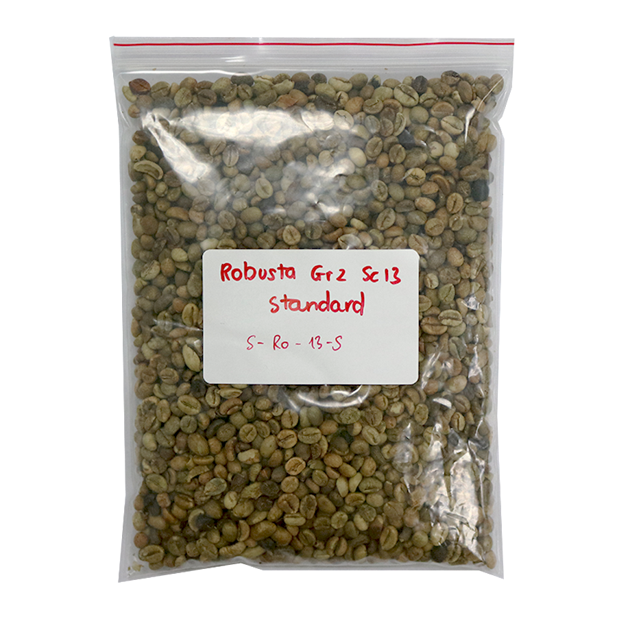 Маленький заказ, пакет из зеленых кофейных зерен Robusta, кофейные зерна класса 2, стандарт 13