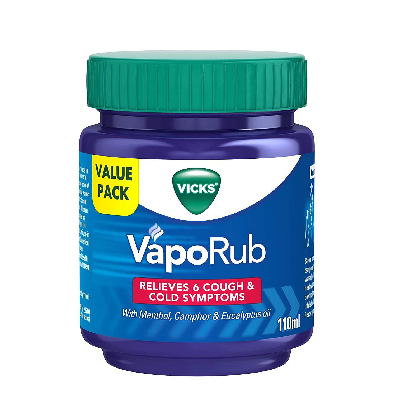 Vaporub caphor от холодного кашля и загруженности 25 г