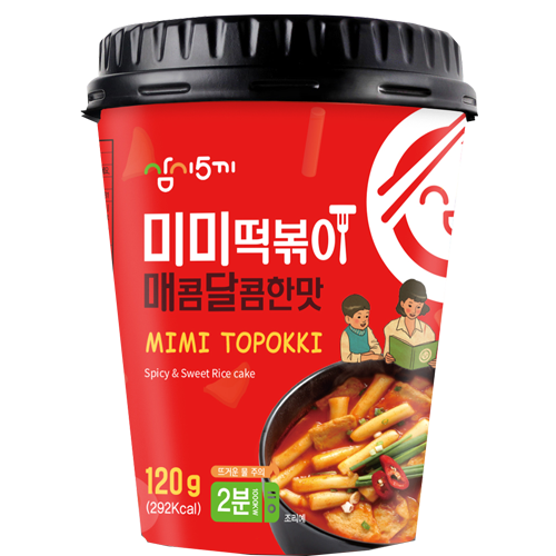 Samsiokki Мими чашка Tteokbokki пряный и сладкий рисовый торт жареный рис торт Корейская оригинальная еда
