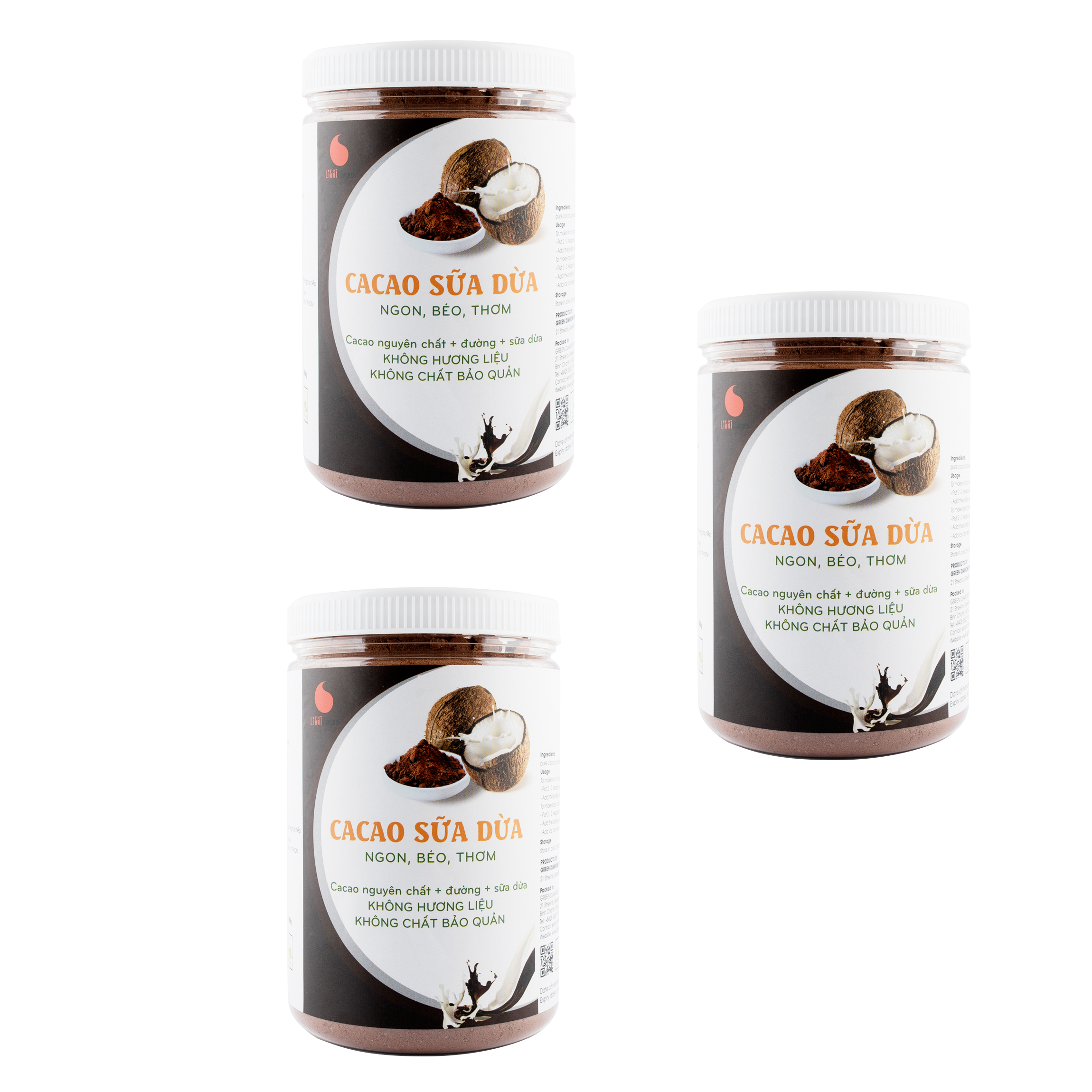 Best selling Brown CACAO Coconut Jar 550g Raw Cocoa Powder Ingredient In Shelf Life 24 Months with competitive price