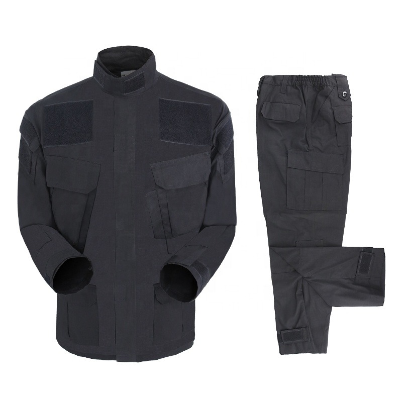 DoubleSpace RTS custom Black ace army jacket military officer tactical uniform suit for men rope tactical military