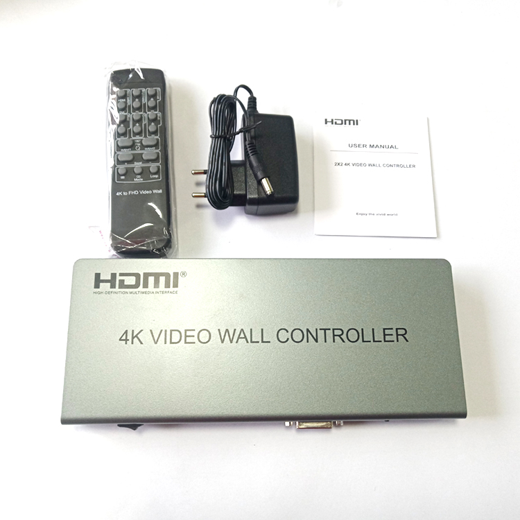 Мультимедийный HD Дисплей 1920*1080P hdmi 4k видео стены Контроллер 2x2