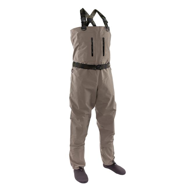OEM service outdoor fly fishing jumpsuits waterproof breathable fishing chest waders with boots fishing waders