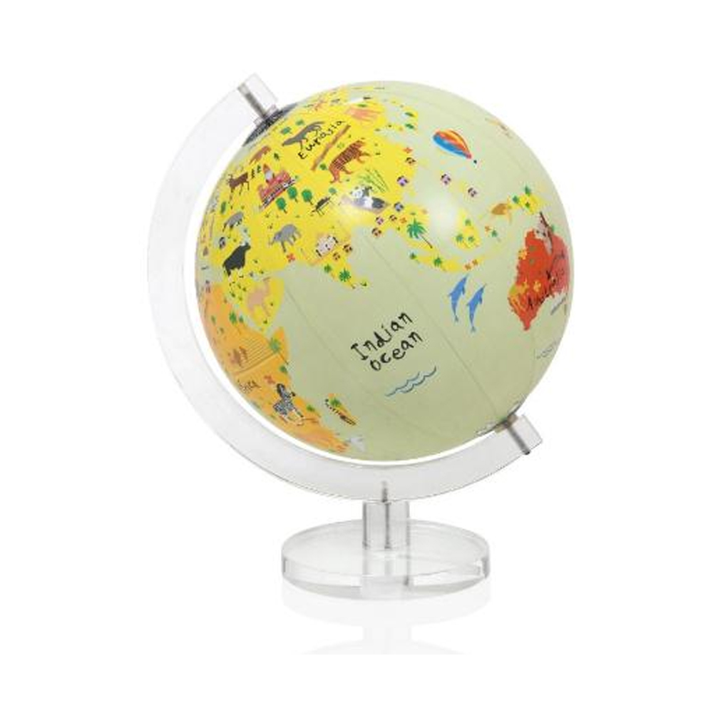 Decorative Multi Green Globe with Acrylic Stand Buy At low Price