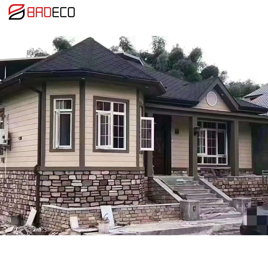 Лёгкая стальная конструкция BRD, сборный дом, вилла
