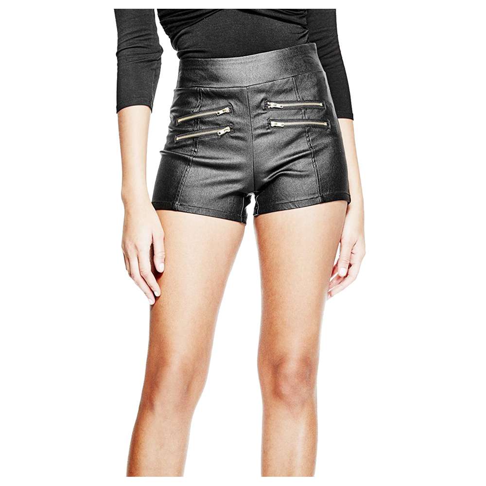 Women's Genuine Lambskin Leather Hot Mini Shorts Designer Party Sports Hot Sexy Pants Skirts