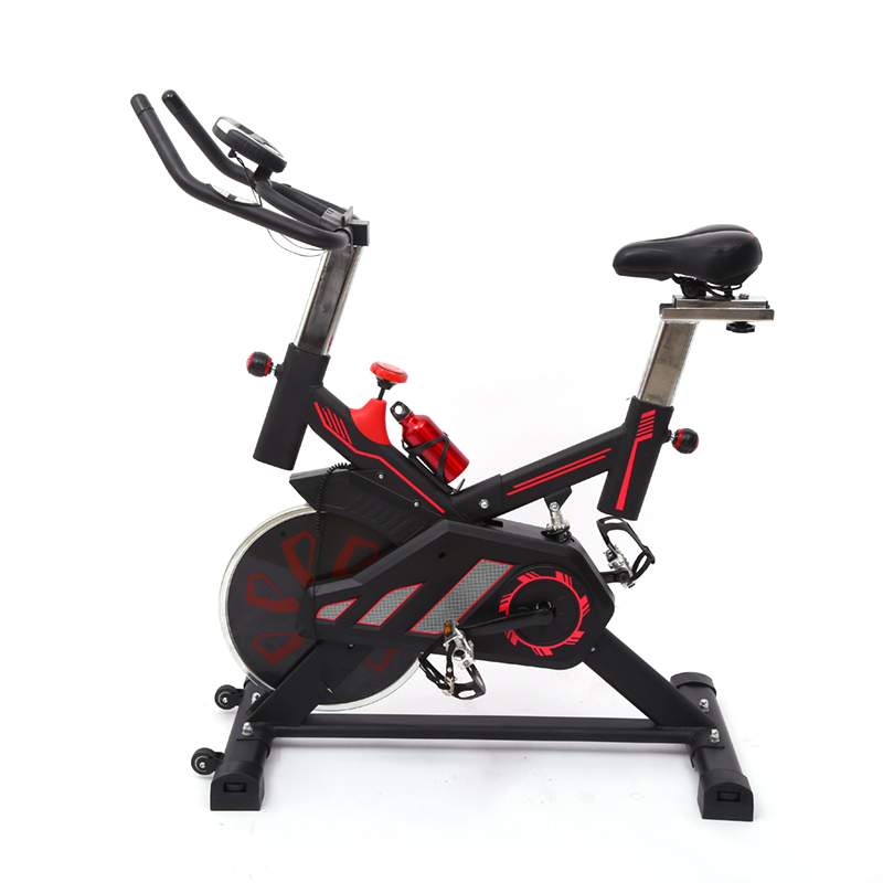 Eilison 150kg Weight Capacity Aluminum Alloy Pedal Exercise Upright Belt Drive Cardio Workout Spin Bike