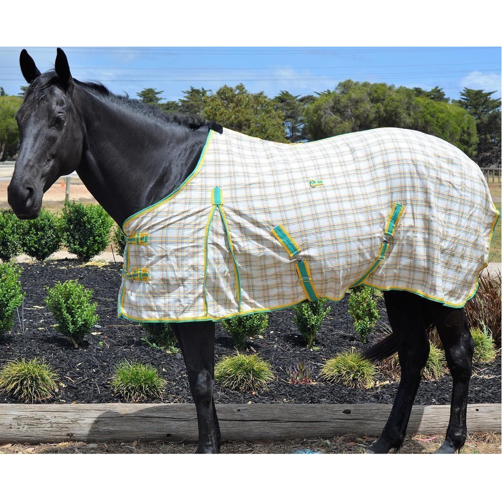 Top Quality - Summer Horse rugs - Poly Cotton - Double Rib stop Perfect for Australian Weather - Various Sizes and Styles