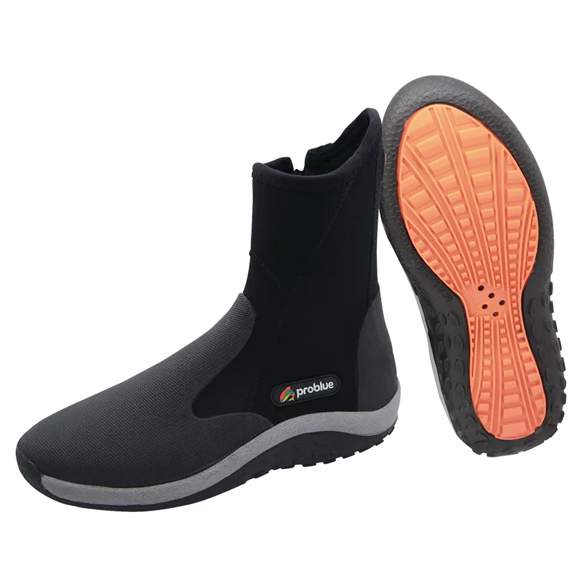 BT-237 - 5mm neoprene Hi-cut molded sole boat dive water diving boots