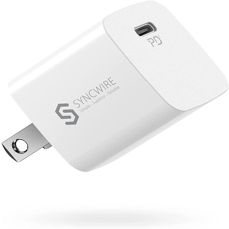 Syncwire Mobile Accessories USB C Charger PD Mini 20W Fast Charger Wall Charger Adapter