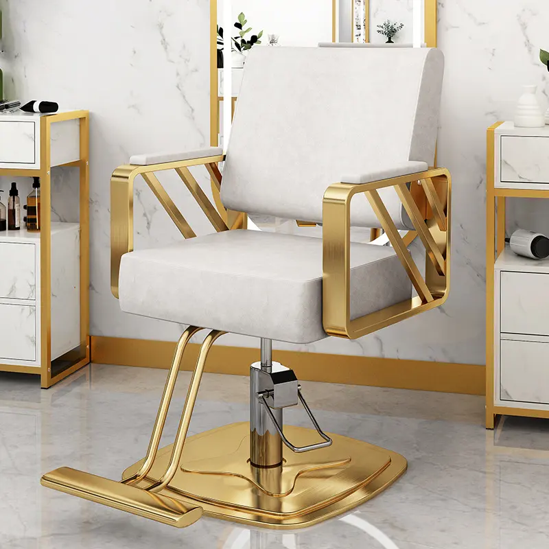 Durable fashionable leisure comfortable breathable cheap modern high-grade and high-quality chaise salon de coiffure