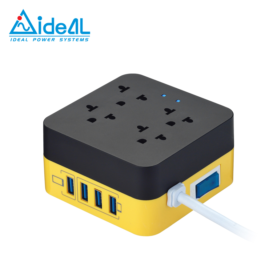 Сетевой фильтр 5VDC USB/стабилизатор напряжения 10A с 4 удлинителями