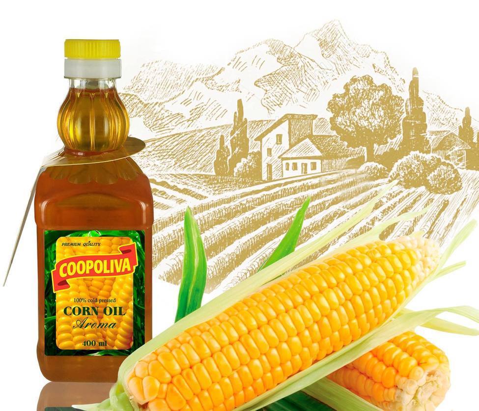 100% сырая и рафинированная кукурузная нефть