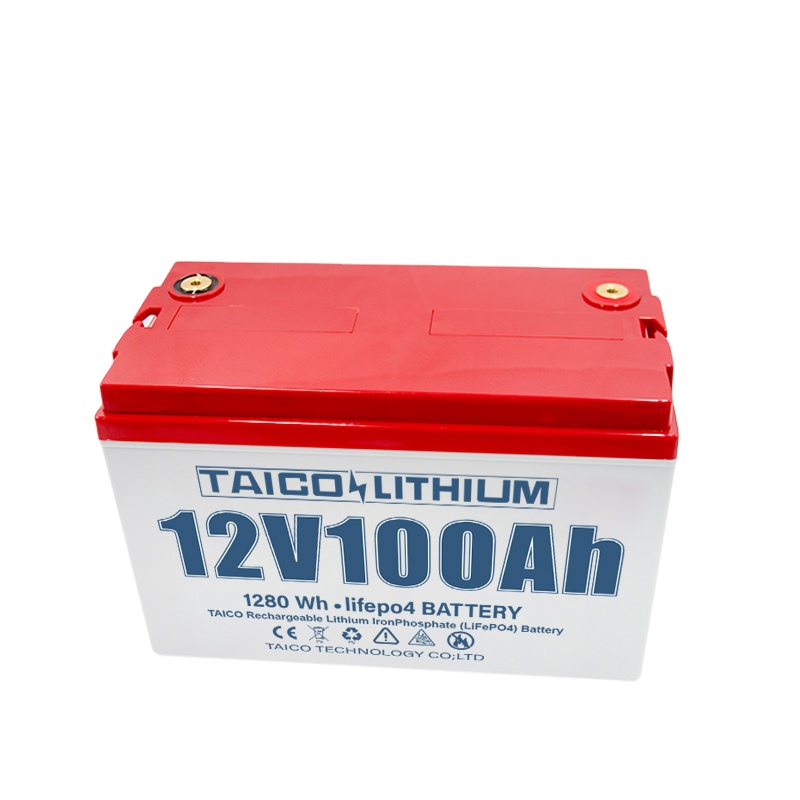Taico 12,8 v 100ah аккумуляторная батарея lifepo4 батарея возможно сотрудничество по системе OEM 12v RV литий-ионный аккумулятор для солнечных свинцово-кислотные аккумуляторы