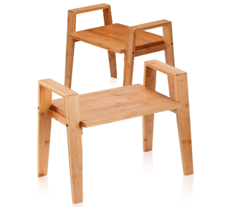 Mesa Apilable Bambu бамбуковые штабелируемые торцевые столы для спальни | Бамбуковые штабелируемые стулья для гостиной | Штабелируемый боковой стол