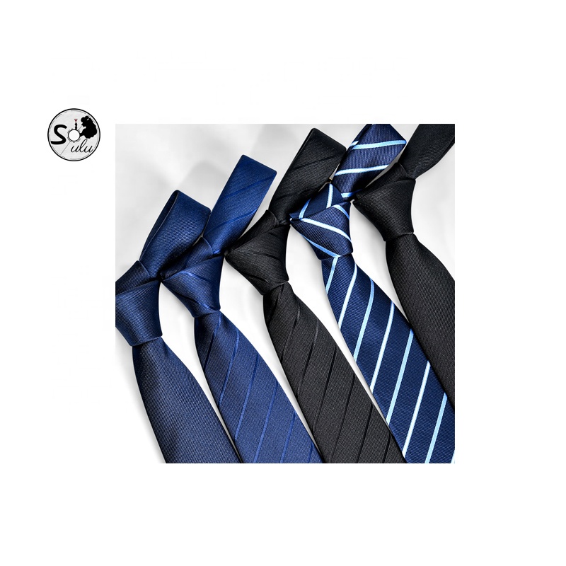 Cross-border tie men's zippered black and red non-playing formal business men's suit tie