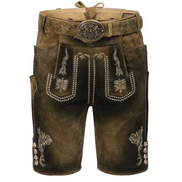 Замшевые шорты Lederhosen для мужчин