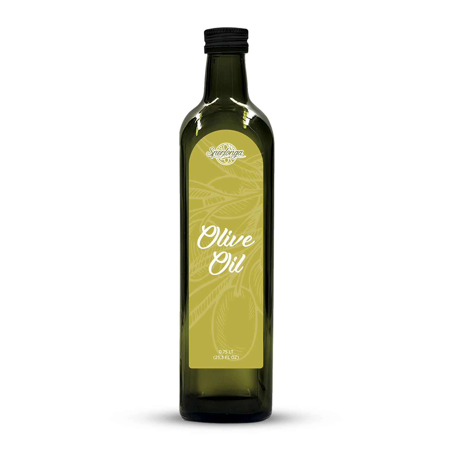 Pure Olive Oil 750 ML glass bottle CASA OILIO SPERLONGA italy