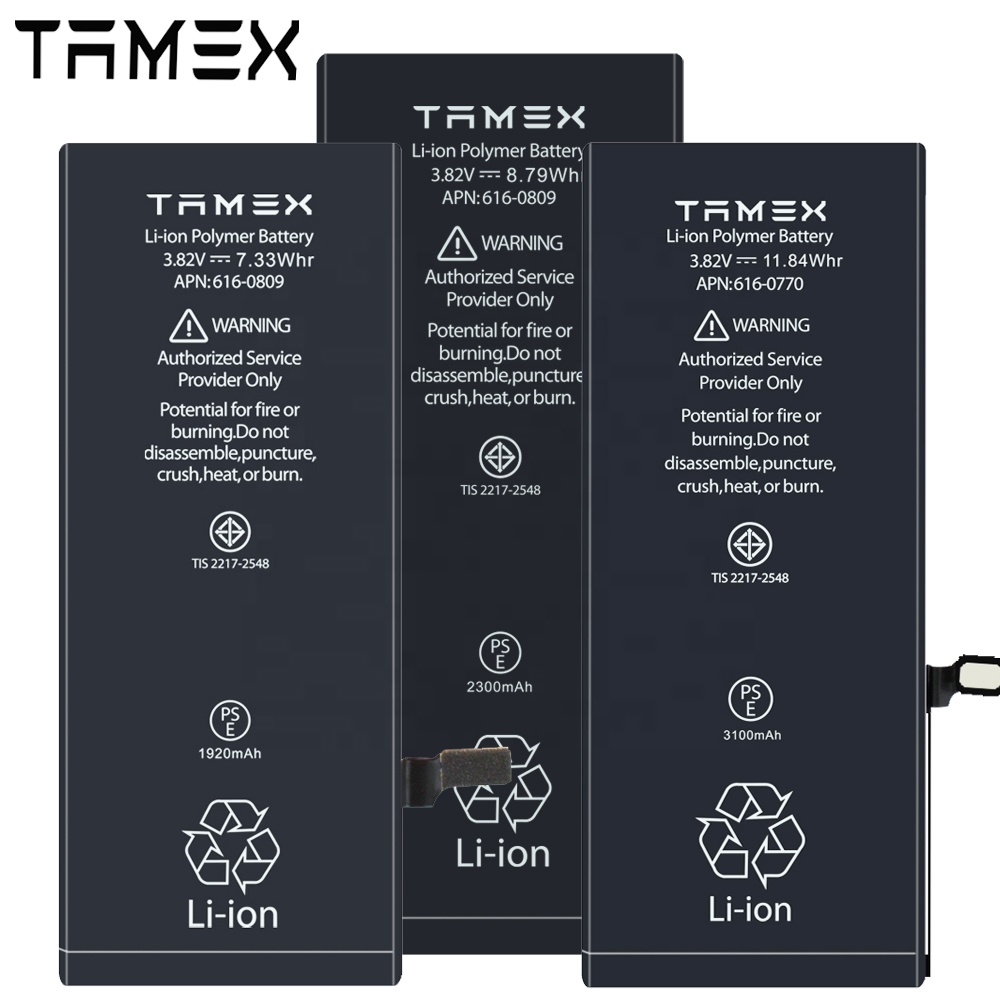 Phone Battery For iPhone 6 7 8 X 11 12 12 mini pro max Desay Li-ion Batterie Original Replacement Full Capacity Bateria Akku