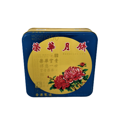 Металлическая банка mooncake с печатным тиснением CMYK