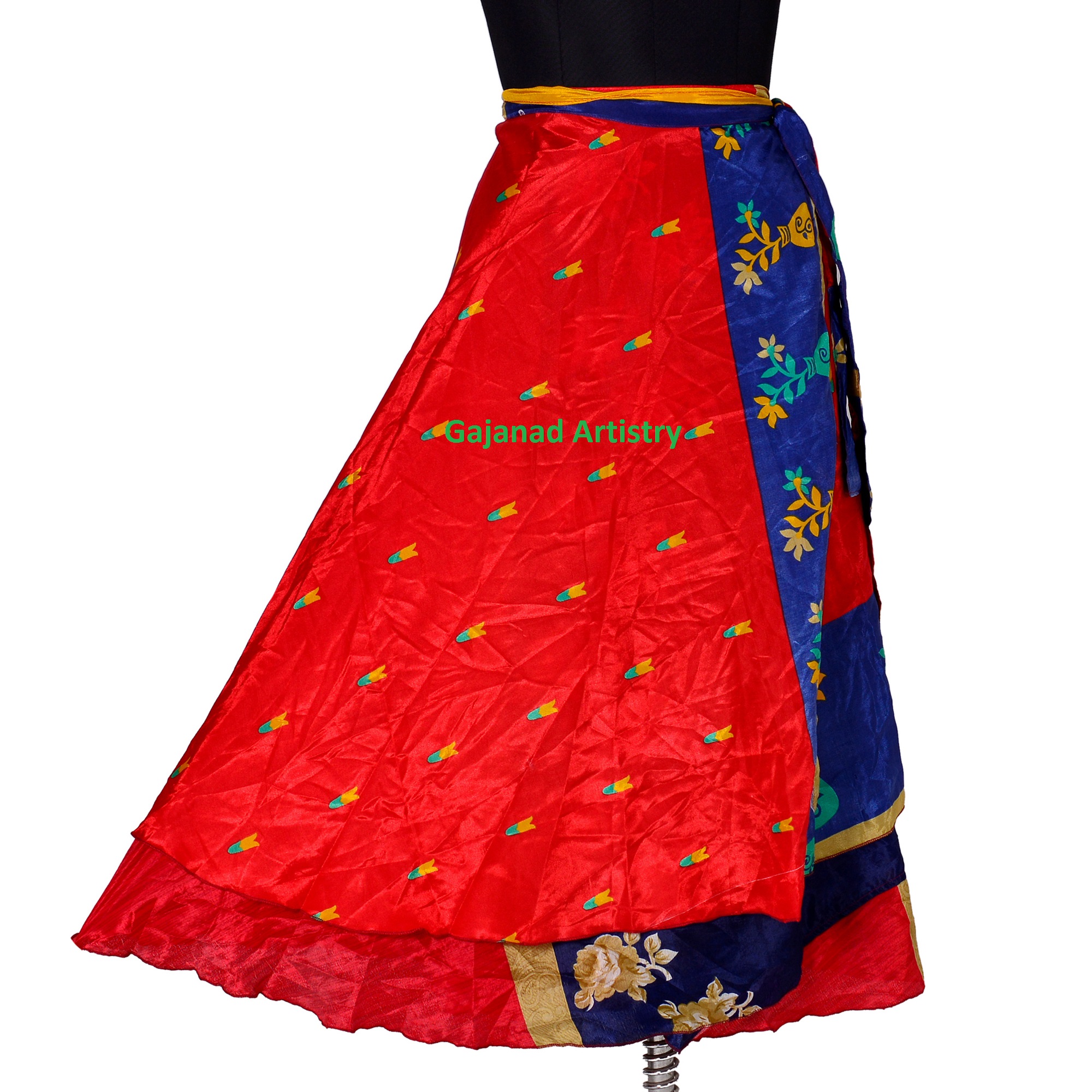 Indian Silk wrap around skirts for women daily wear skirt for girls beach skirts