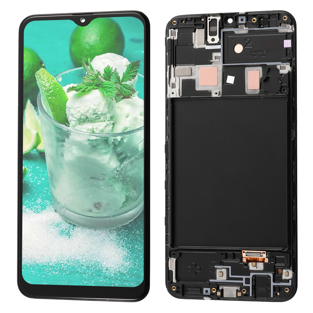 ЖК-экран A20 для Samsung A20 A205 LCD OEM TFT LCD OLED AMOED, сенсорный экран с рамкой, запчасти для ремонта, заводская цена