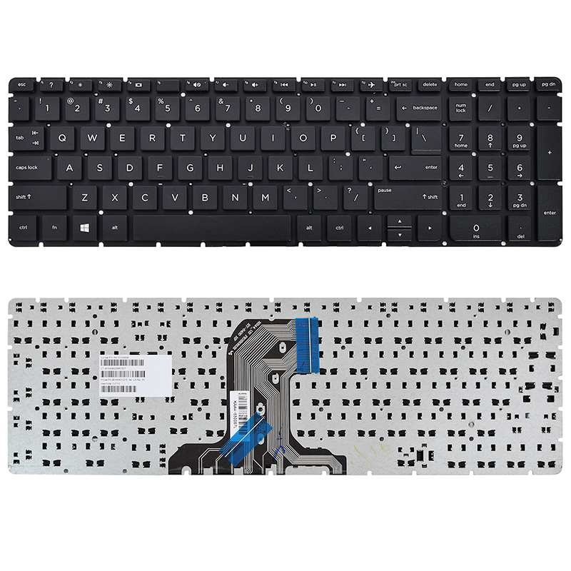 Клавиатура для ноутбука HP 15-AC 15-AF 15-AY 15-BA 15-BG 15-BN 17-X 17-Y 17-AC 17 мая 17-BA 250 G4 255 G4 256 G4 2 оригинальных US раскладка клавиатуры