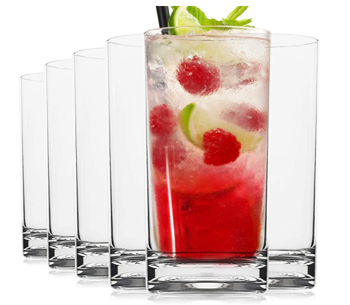 Premium quality Unbreakable Plastic Water Drinking Glasses Clear Plastic Beverage Tumblers Tall Drinking Glasses
