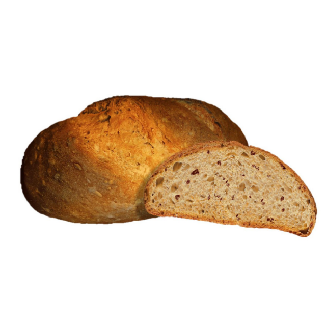 High Italian Quality Frozen Par Baked Bread 350g Whole Wheat Bread with Flax & Sunflower Seeds for Supplier