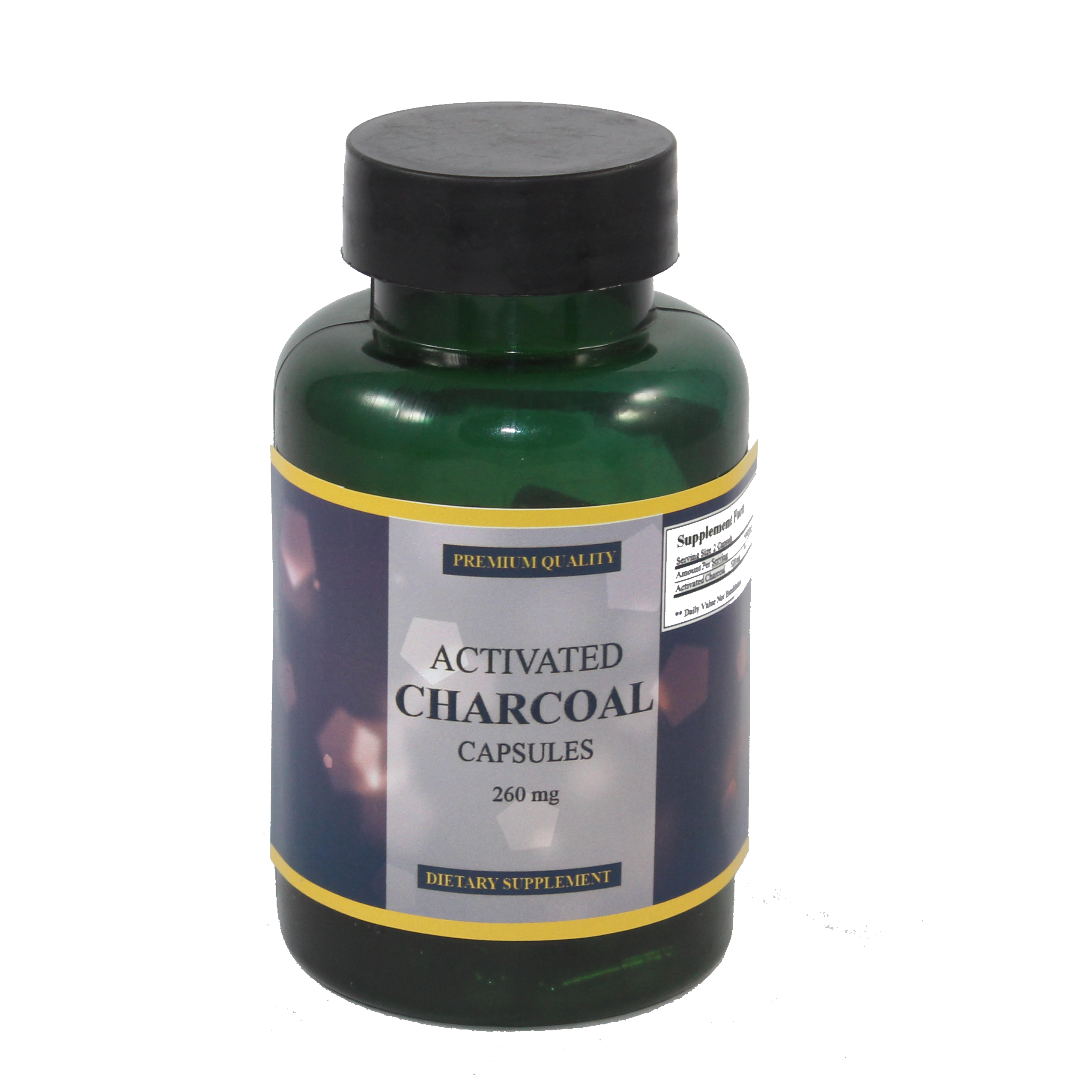 activated charcoal coconut capsule