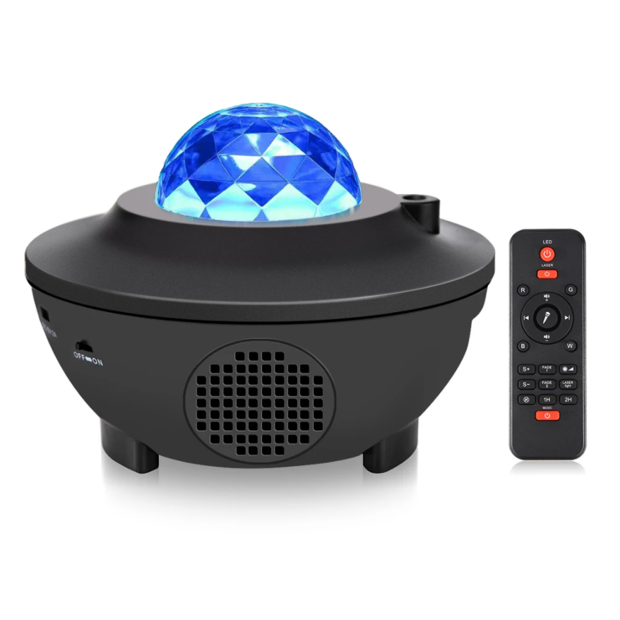 UFO shape Laser Stage star projector night light RGB color Bluetooth music available projection lamp