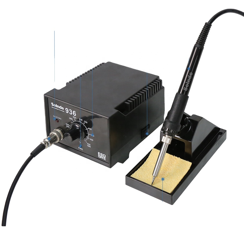 OEM ODM 936 factory direct 60w SMD constant temperature soldering and rework station of mobile repairing tool