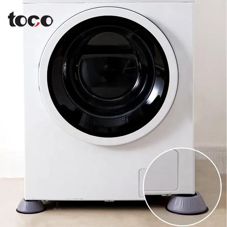 toco Washing Machine Noise reducing Rubber Feet Pads Washing Machine anti vibration pad washing machine feet