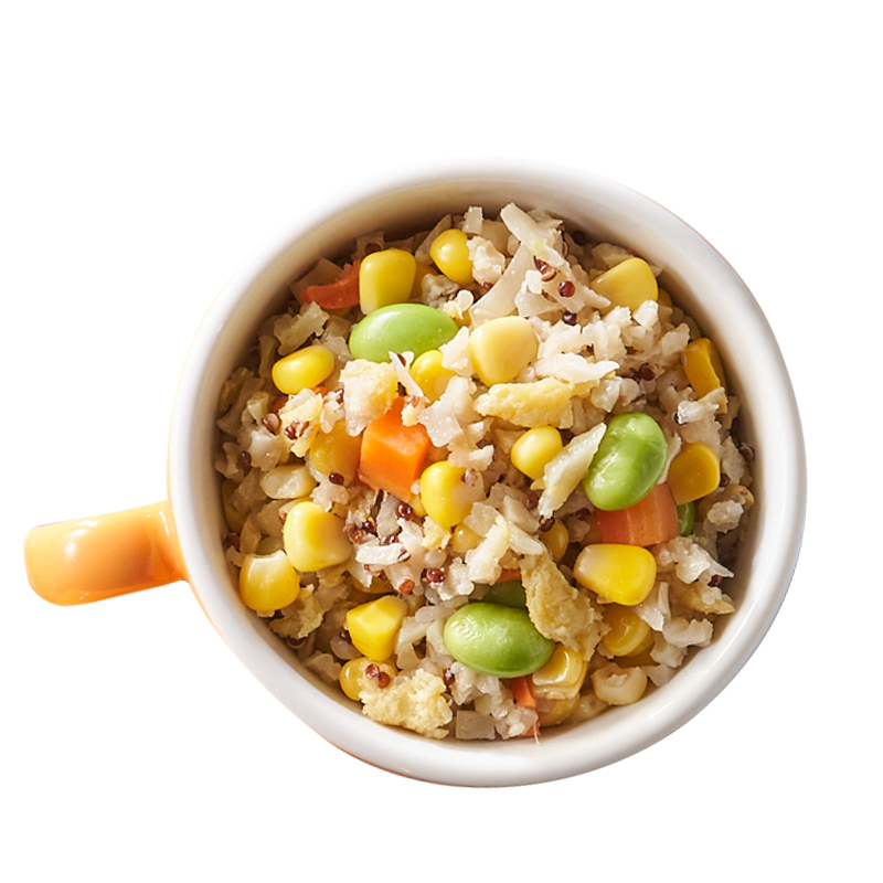 Rice cauliflower frozen product cauliflower rice with corn kernels