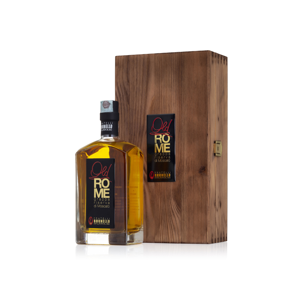 Деревянная коробка Grappa Rome с итальянским Резервом для пожилых людей