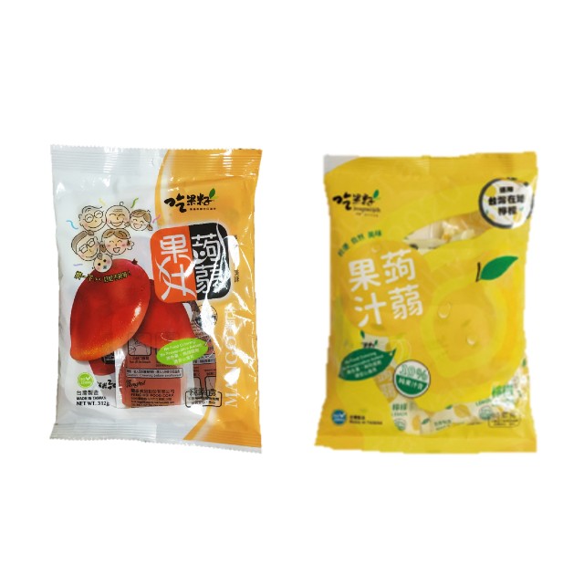 Taiwan Jeagueijih натуральные коньячные желе фрукты мягкие конфеты: манго и лимон 312 г