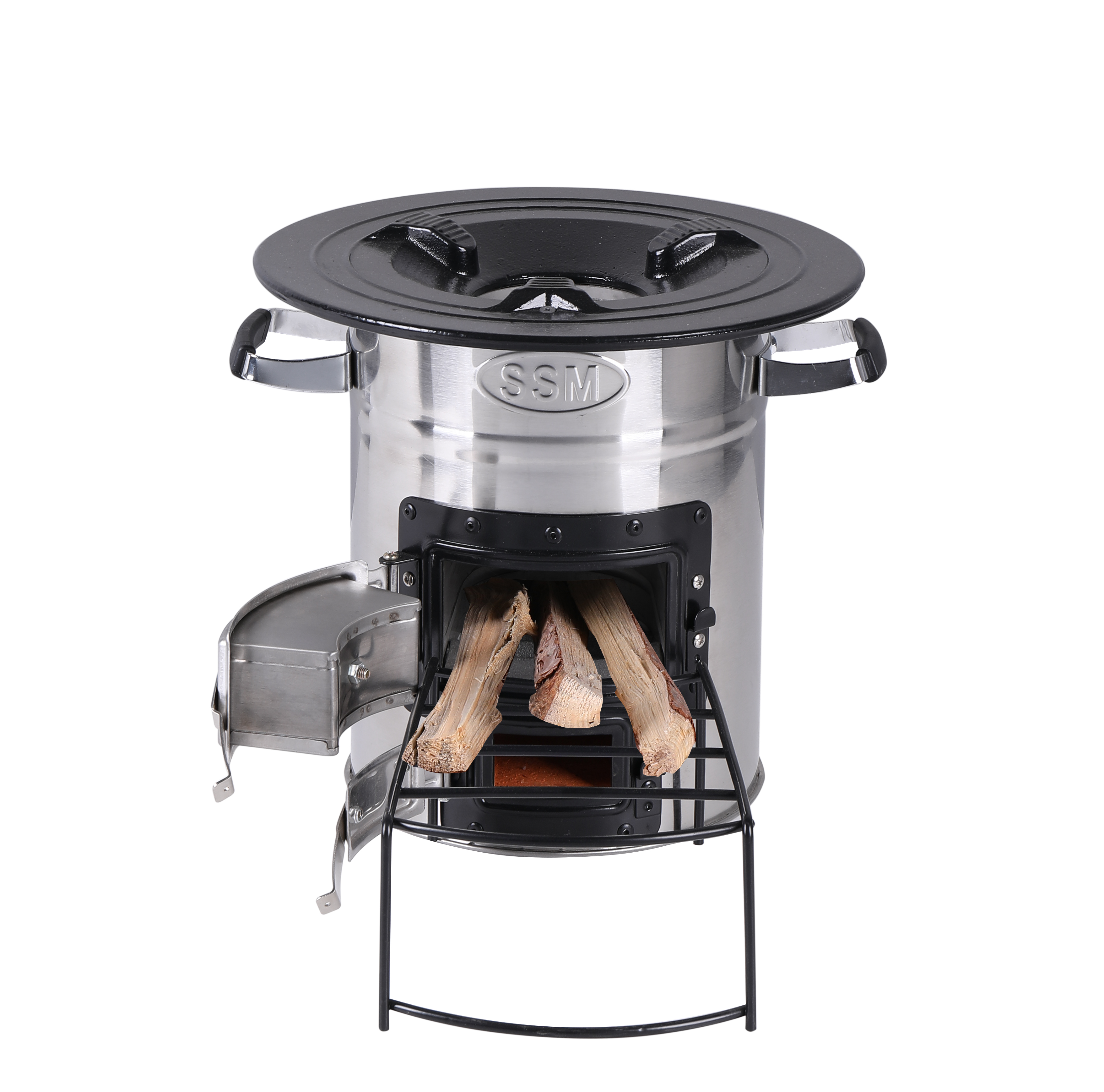 Hot sale Biomass Outdoor Stainless Steel Portable Rocket Stove for picnic