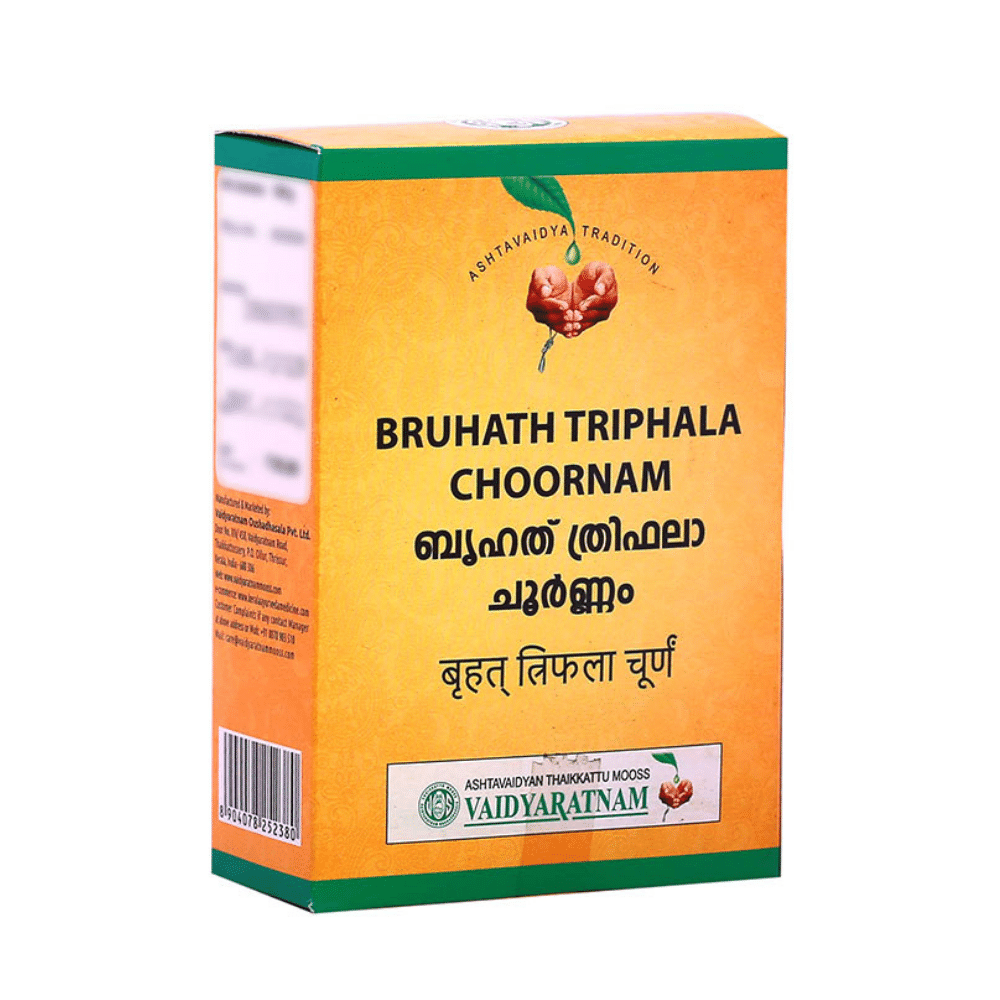 VAIDYARATNAM Bruhata Triphala Choornam/повышающая иммунитет травяная добавка