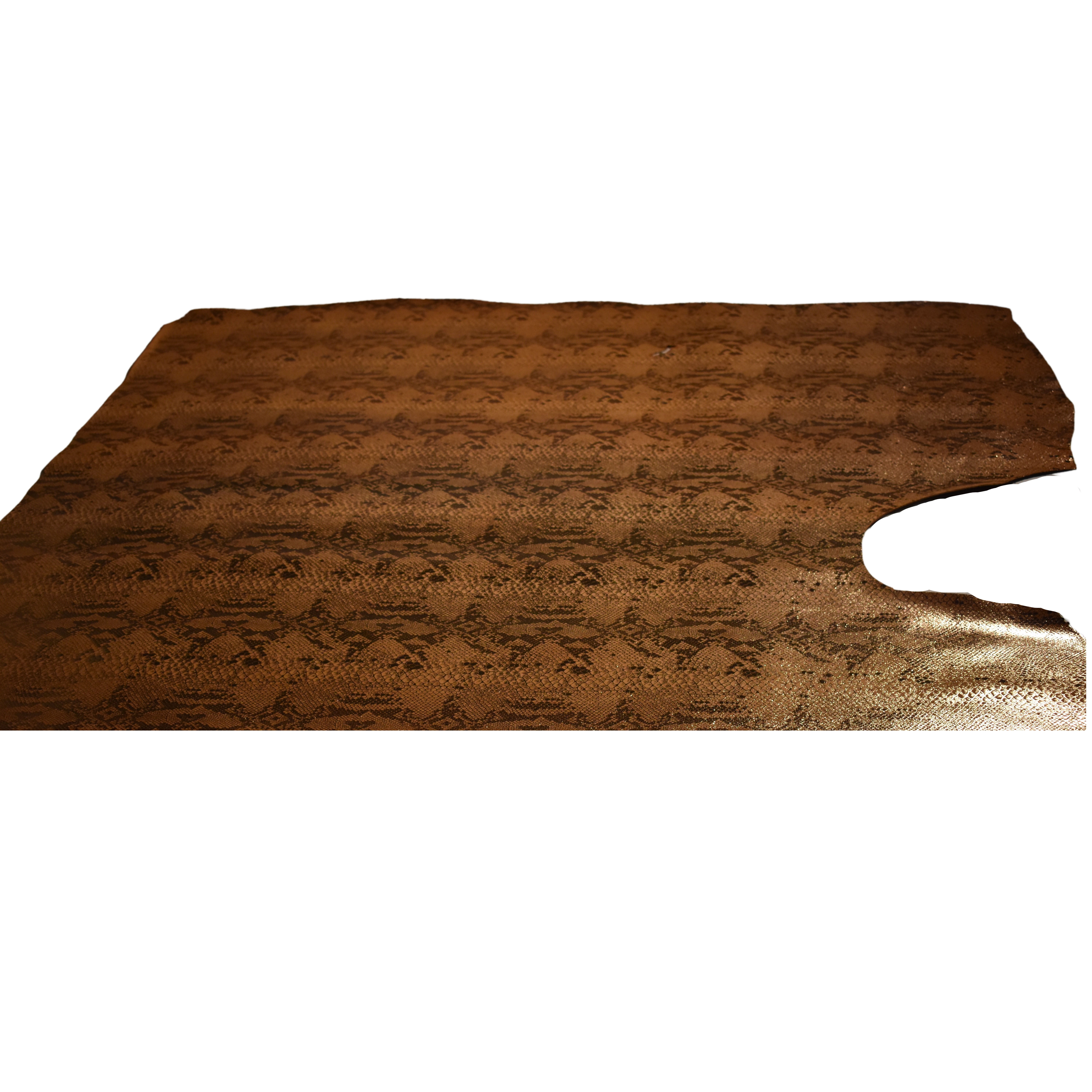 Snake Skin on Cow Leather Tanned and Finished in Italy Designed for Quality Accessories