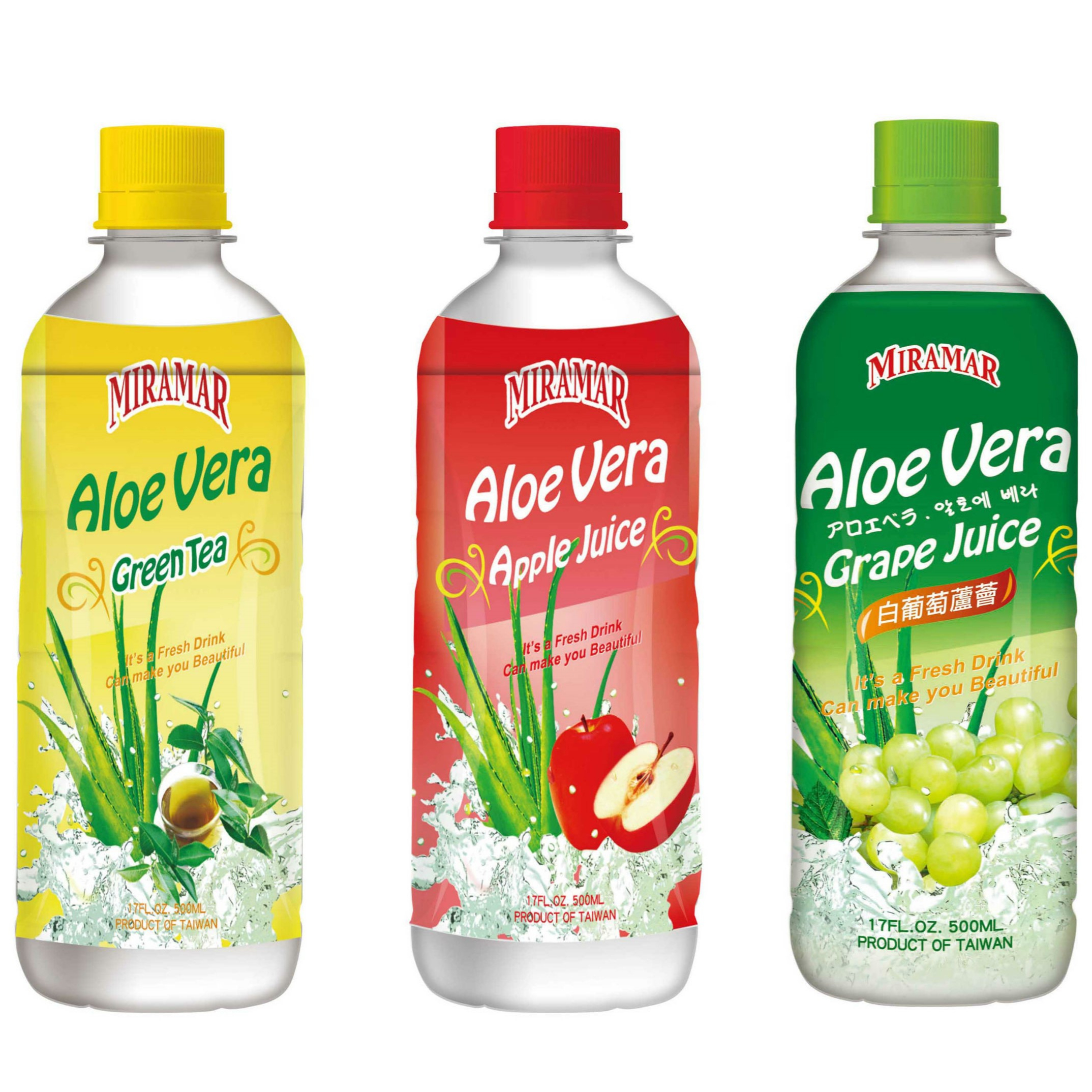Real Aloe Vera Pulp & many flavor juice made in TAIWAN with Private Label