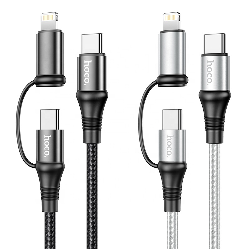 X50 2-в-1 кабель с разъемами типа C и USB Type-C кабель с разъемами типа C и Ltning PD кабель для зарядки и передачи данных