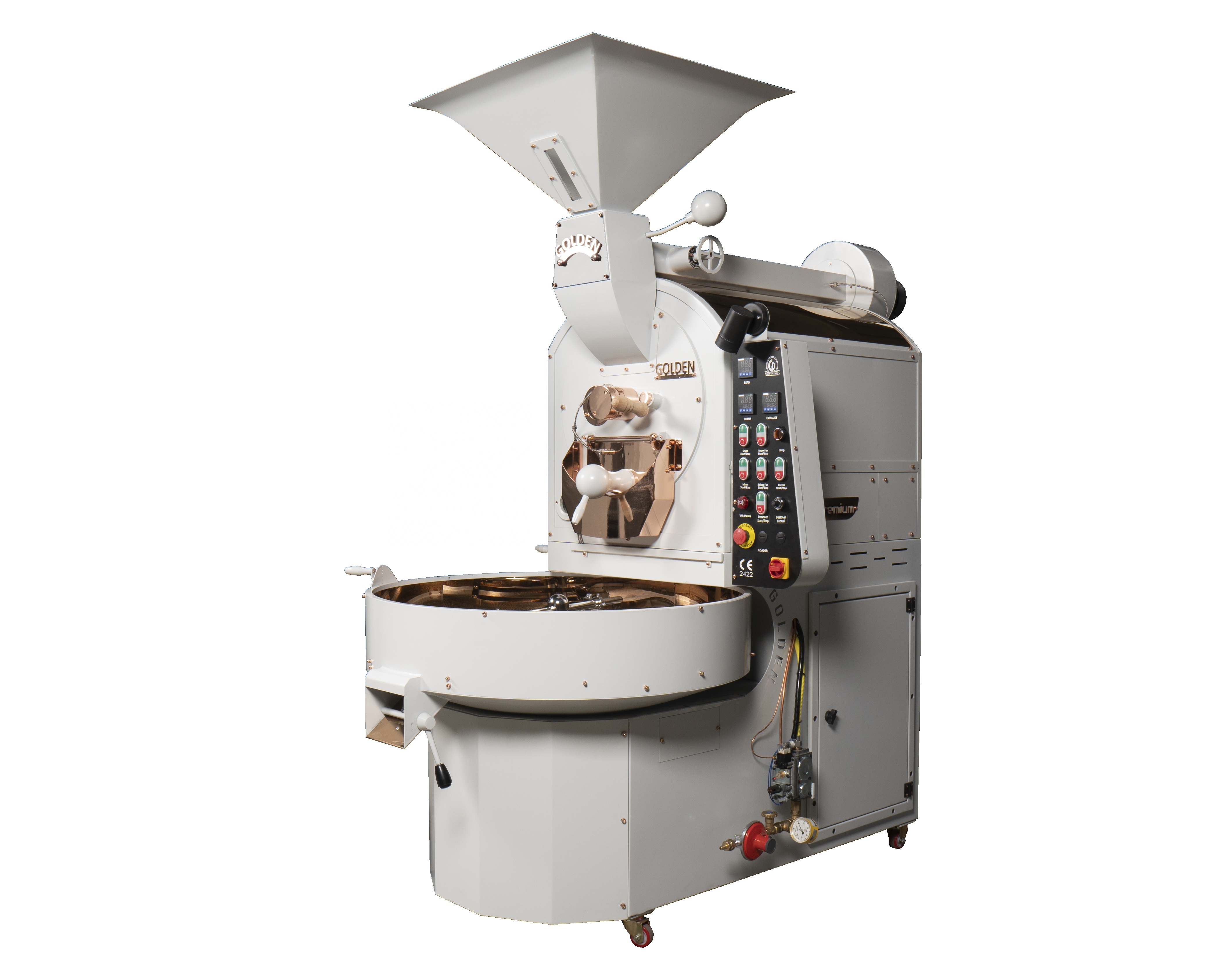 New GR20 Golden Coffee Roaster Коммерческая промышленная машина для обжарки кофе объемом 20 кг